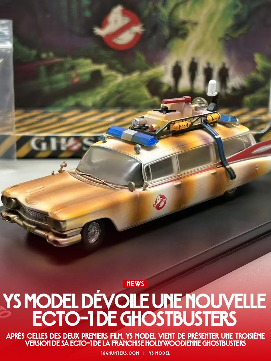 164hunters's tweet photo. 🇫🇷 YS Model dévoile une nouvelle Ecto-1 de Ghostbusters
🇯🇵 YS Model unveils a new Ghostbusters Ecto-1
🇺🇸 YS Model unveils a new Ghostbusters Ecto-1
---
#YSModel #Ecto1 #Ghostbusters
▶ Lien en commentaire https://t.co/ZnEda9quCb