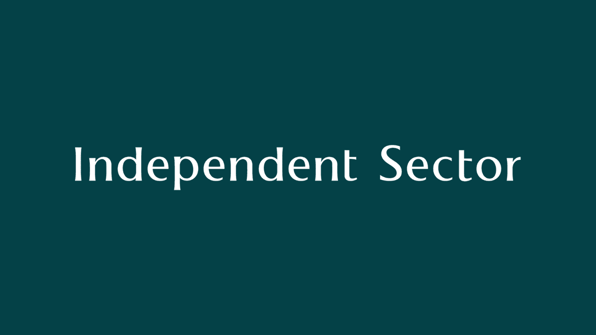 Independent Sector tweet media