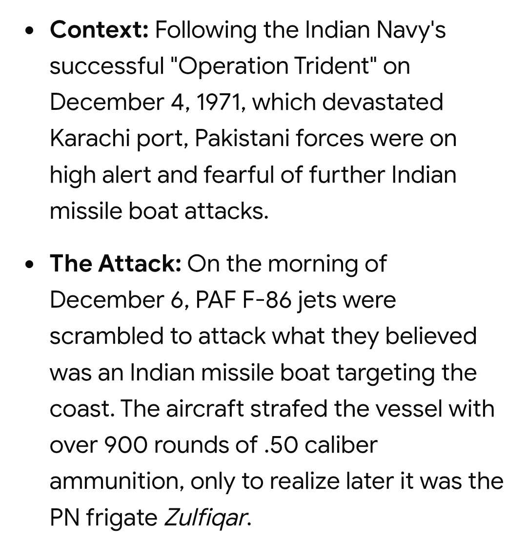 <a href="/SandeepUnnithan/">Sandeep</a> PAF doing us a favour &amp; taking out PNS Zulfiqar which later had to be scrapped...😅