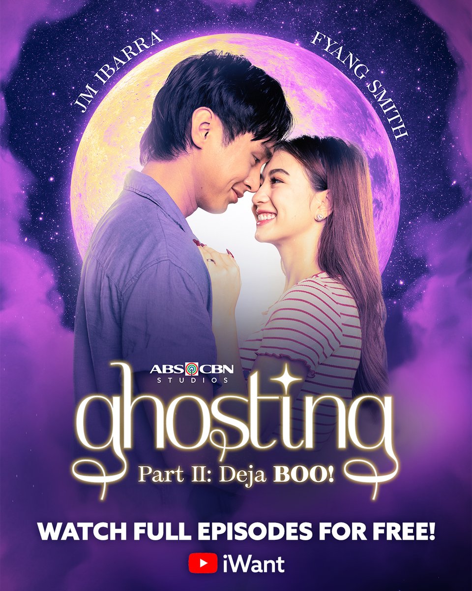 ABSCBN's tweet photo. Do you get Deja-BOO? π»
#Ghosting Part 2 is NOW ON YOUTUBE. Watch all episodes of the kilig iWant Original Series starring Fyang Smith and JM Ibarra on the iWant YouTube channel!
FOR A LIMITED TIME ONLY. https://t.co/L4XcCXEJOV