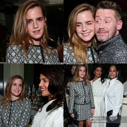 EmWatsonUpdates's tweet image. Emma Watson at the W Magazine and Dior host intimate dinner in Beverly Hills, California [March 12, 2026]

That photo with Macaulay Culkin is everything.

All photos at emmawatson-updates.com/2026/03/emma-w…