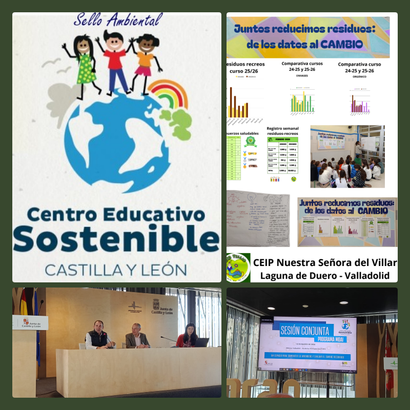 ColeNSVillar's tweet photo. #ProgramaMOAI de Apoyo para #SelloAmbientalJCyL #CentroEducativoSostenible 💚
Gran jornada formativa, intercambio de experiencias y creación de red entre centros de @educacyl por la sostenibilidad.👏
#ecoVillar #PIEEscuelasSaludables #CanalEcoVillar #PIERES @jcyl @naturalezacyl https://t.co/FV1Wt5wQNu