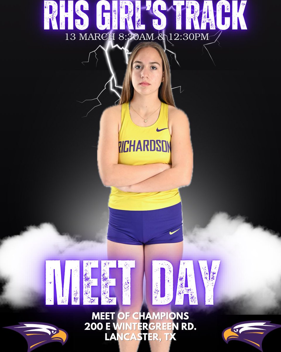 Richardson Girl’s Track & Field💜🦅 tweet media
