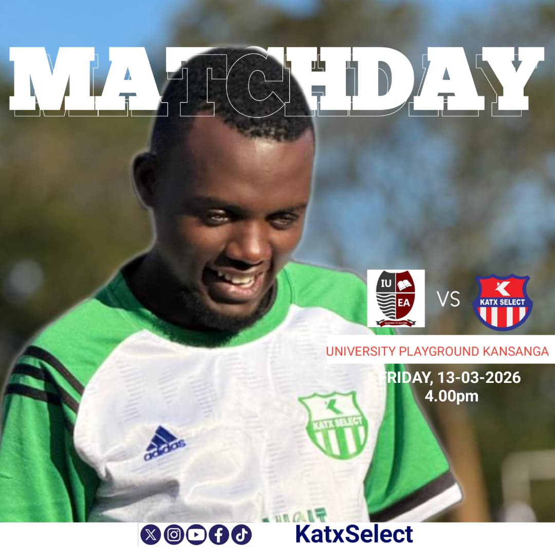 katxselect's tweet photo. GAME DAY 🔥

Let's meet at INTERNATIONAL UNIVERSITY OF EAST AFRICA IUEA Kansanga for today's showcase against the Versity boys 

📅 Date: Today
🏟️ Venue: University Grounds, Kansanga
⏰ Kick-off: 3pm

IUEA vs Katx Select
Let's bring the heat😊

#KatxSelect #GameDay #IUEA https://t.co/S67fll2U8V