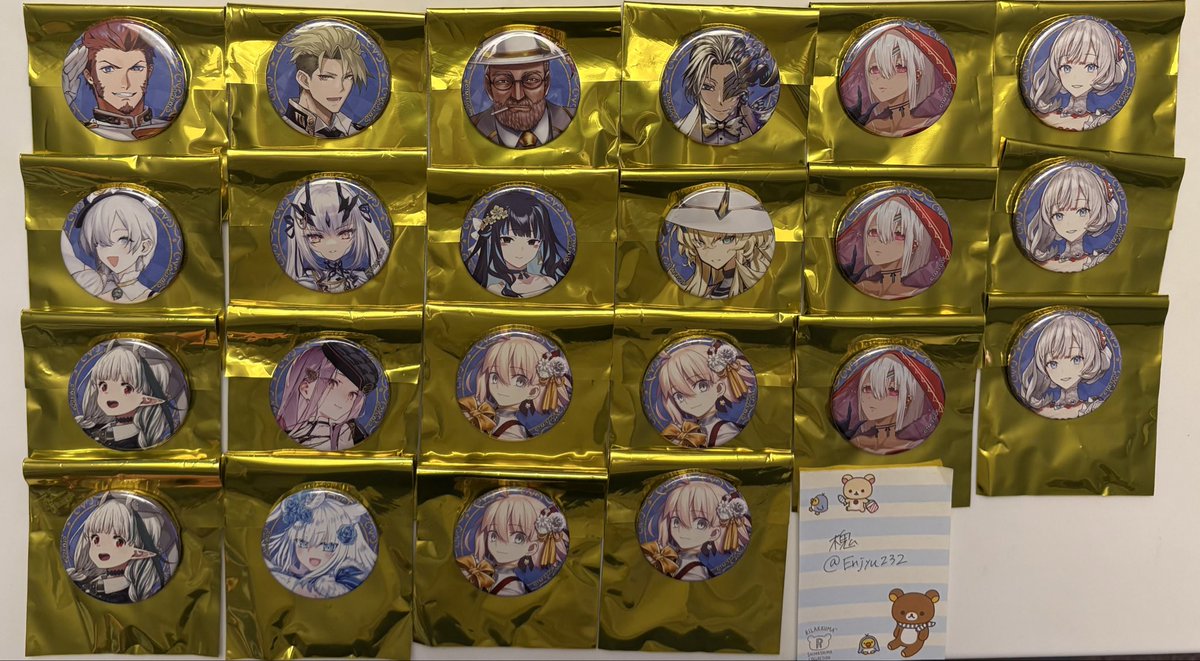 Enjyu232's tweet photo. 【交換】FGO Fes 2025 霊基召喚 缶バッジ 描き下ろし　サーヴァントA

（譲）画像１

（求）カルナ

郵送or都内手渡し（日時要相談）
検索からもお気軽にお声掛けください。
よろしくお願いします。 https://t.co/iNyJQd1EVt