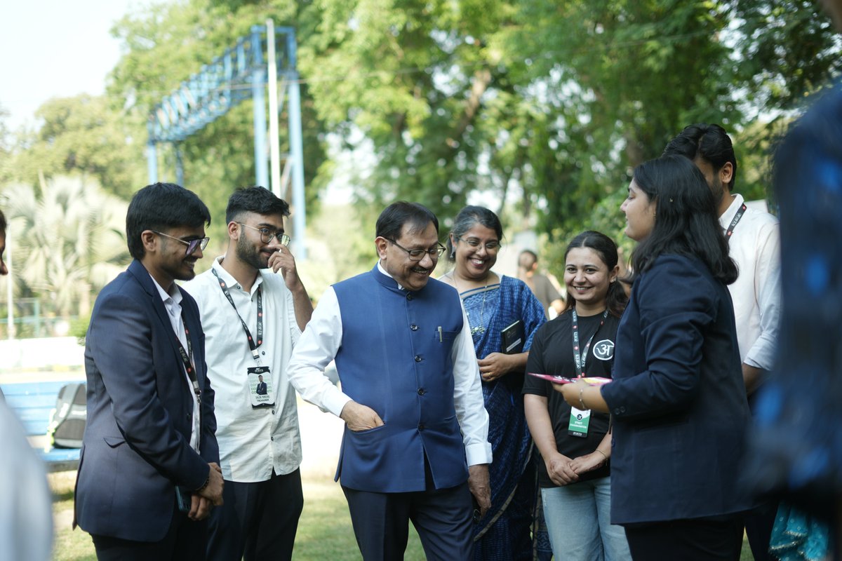 GSFCUniversity's tweet photo. Ananta’26 | The Energy Continues
Following the grand inauguration of Ananta’26, the campus came alive with excitement as the day unfolded with a vibrant mix of tech and non-tech events.
#Ananta2026 #TechFest #CampusLife #Innovation #StudentEnergy #TechnicalEvents  #GSFCUniversity https://t.co/rR0gsAFsds