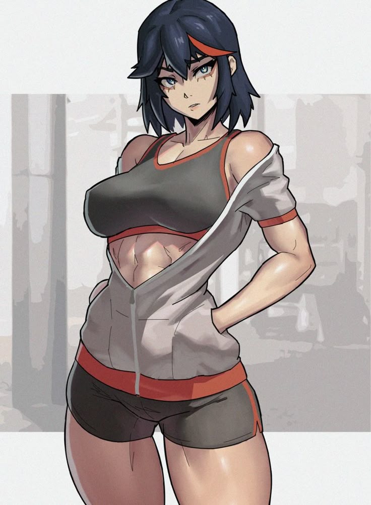 BannyXlut's tweet photo. Name: Ryuko Matoi
Gender: Female
Can be ✔️Female ✔️Futa
Role: 40%Sub - 60%Dom
Characteristics: A muscular, aggressive, tireless tomboy. https://t.co/6u6ECj6NZv