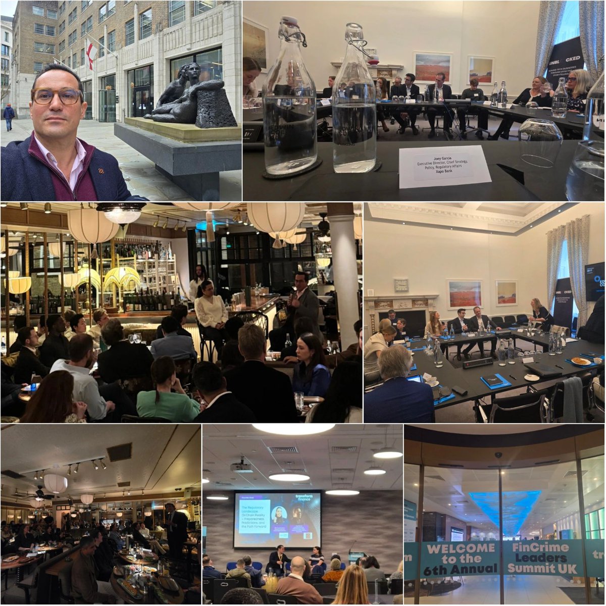 Joeyg_poh's tweet photo. Been a busy few days. Super fireside chat with Barnali Biswal at the Family office function hosted by @NoelleReno followed by the Transform Finance #TransformFinance event and 1<>1 with always excellent @Elise_X_Digital. 'from theory to implementation', the next phases of digital asset oversight.
The next day then digital asset roundtable hosted by Laura Clatworthy and @HDisney at @EdwinCoe brought a few key panellists (Kylie Poole, MBA, Benoit Marzouk, Matthew Hunt, and myself) together for a live discussion moderated by Jonny Fry to cover live developments. 'Is there competition or collaboration between banks and crypto native platforms'.....or what if you could actually be both (@xapobankapp ๐)
It was also great to spend some time with the team at the City of London Corporation updating them on our developments and developments in the wider space.
Always great to see and touch base with familiar faces in town or visiting London, Dax Hansen, @giles_swan and Osian Guthrie on the release of his paper from the Entrepreneurs Network on Stablecoins which I was also happy to contribute to: https://t.co/fCEaei4hI7