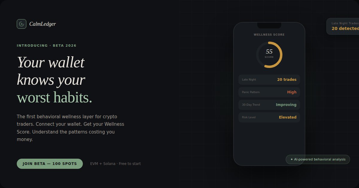 CalmLedger tweet media
