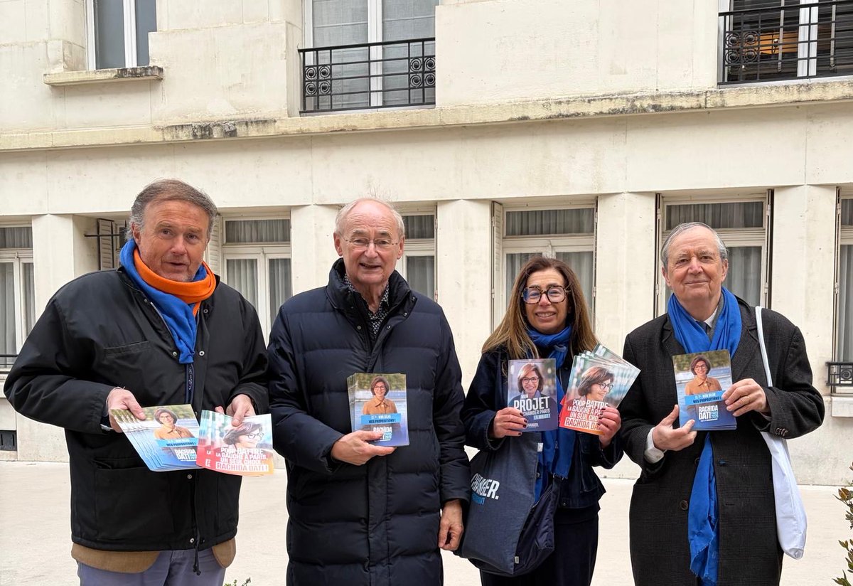 Hier et ce matin avec les habitants de #Paris7 !
Hier soir au meeting de <a href="/datirachida/">Rachida Dati ن</a>, notamment avec des militants, élus et candidats du <a href="/MoDem_Paris/">Mouvement Démocrate de Paris</a> engagés autour d’un projet solide et ambitieux !
Dès le 15 mars, votons pour l’alternance, votons @PouDati2026 🗳️!