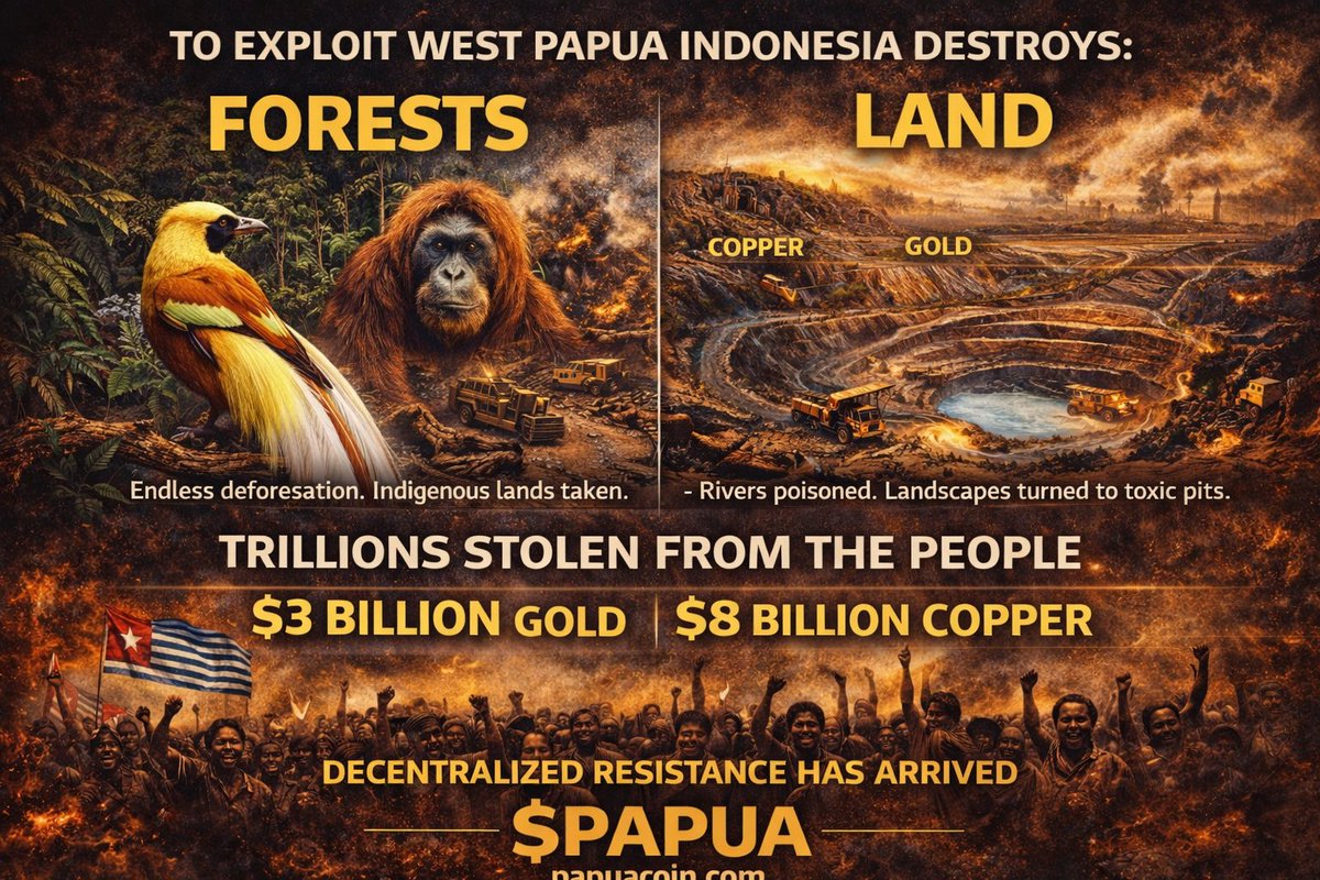 drk_dgglr's tweet photo. @lowkeyfr $papua is officially the first revolution funded by crypto https://t.co/Gz7AnpR4AA