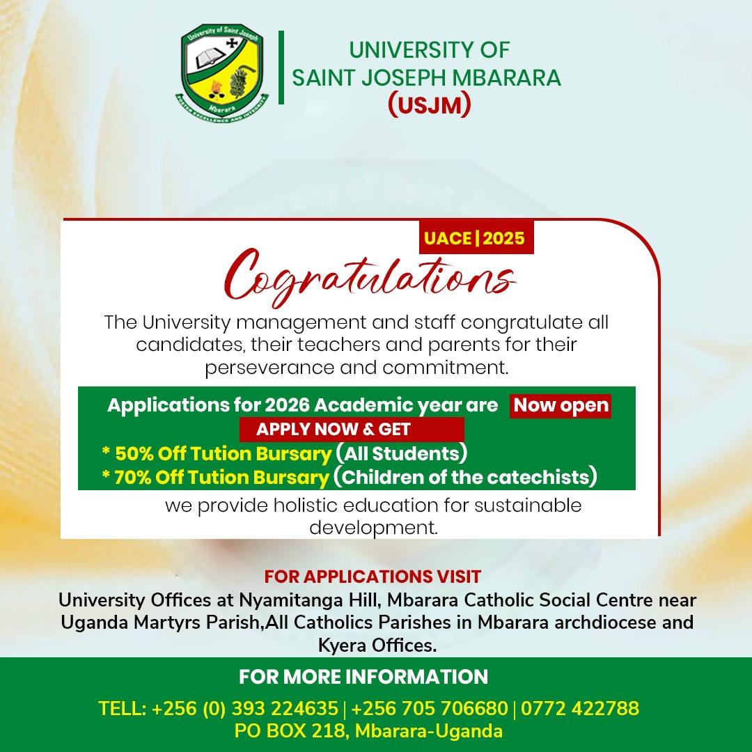 University Of Saint Joseph Mbarara tweet media