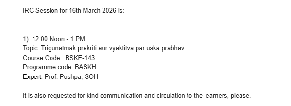 IGNOU Dehradun (@dehradunignou) on Twitter photo 
