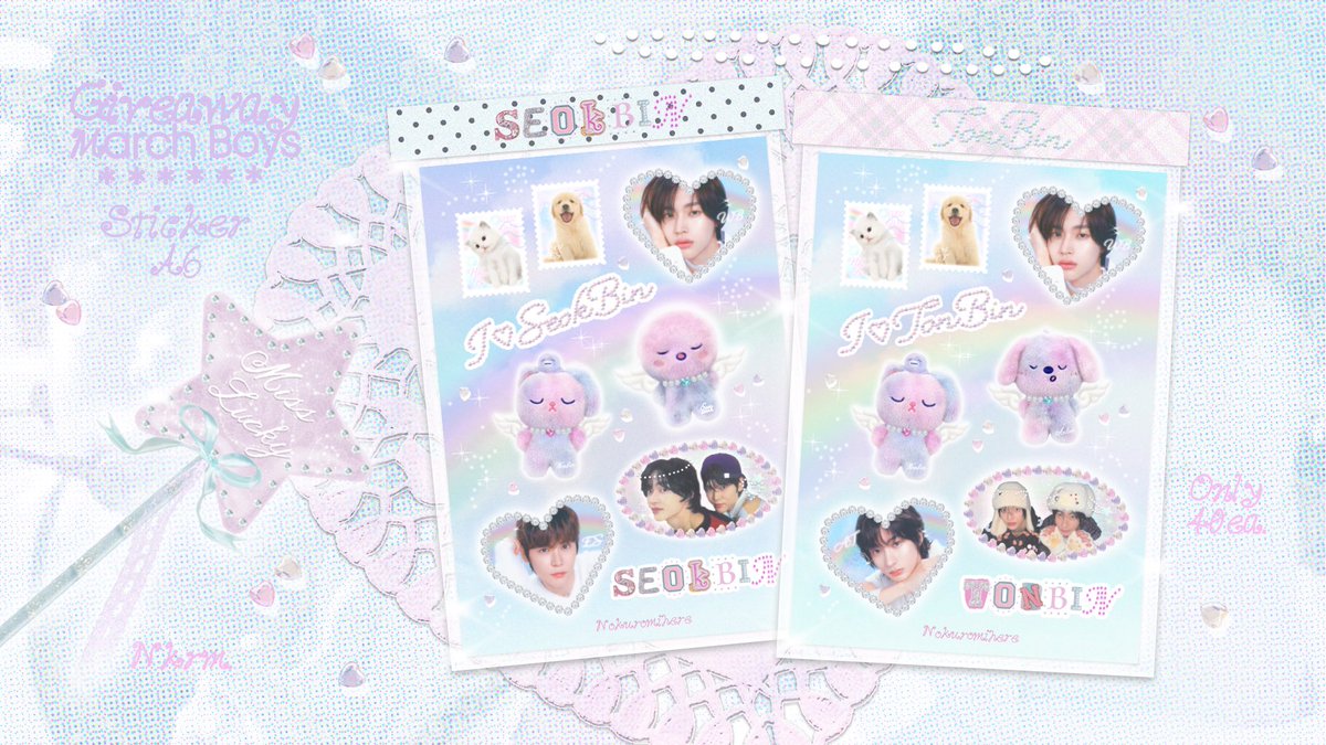 nokuromihere's tweet photo. :¨ ·.· ¨:
`· . 𝒢iveaway 💗🧚🏼‍♀️
#HAPPYWONBINDAY 
#HAPPYANTONDAY
#HAPPYEUNSEOKDAY

*rt&amp;show this tweet ໒꒱*॰
Siam @ ONE FINE DAY Cafe (es)
&amp; #ANTONaut4321_Station
౨ৎ :21/03 time tba

*tonbin and seokbin shipper only >3< https://t.co/RK06kipAx8