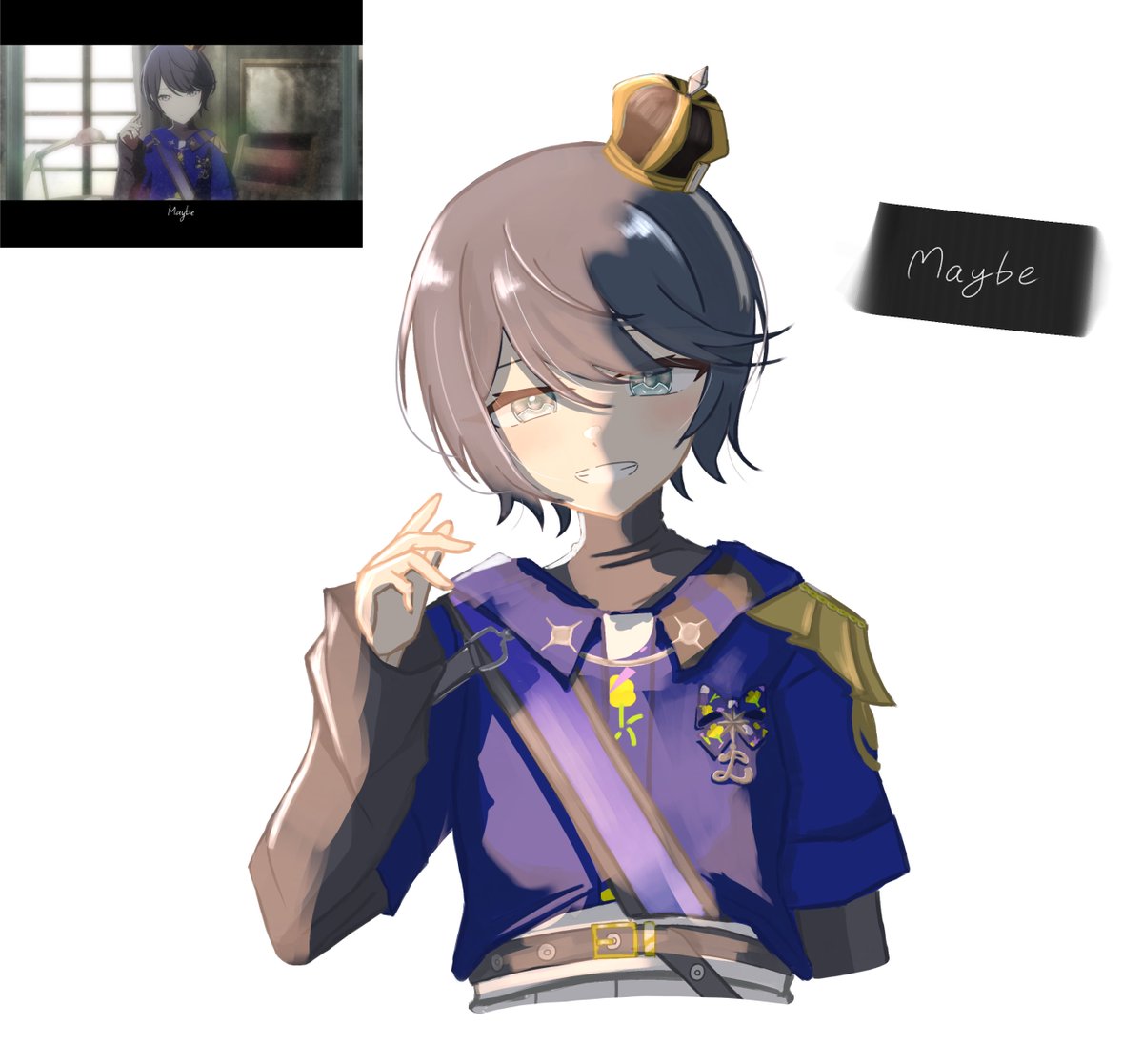 スクショ描きたくなったので描いた🎸𓂃✍︎
 #prsk_FA