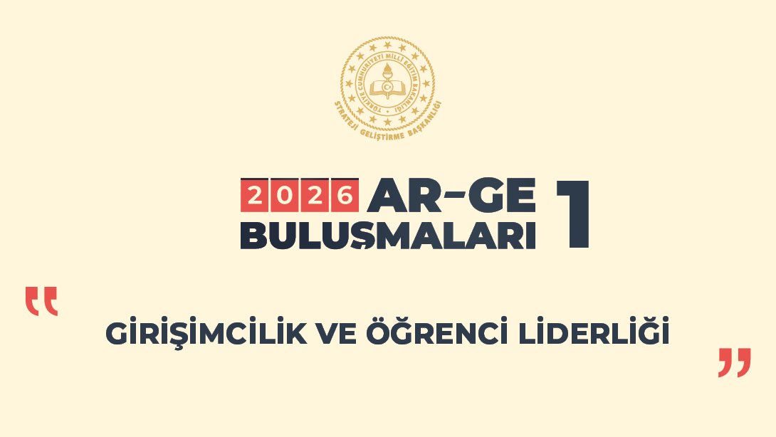 📣 Başkanlığımız koordinasyonunda 81 il AR-GE biriminin katılımlarıyla düzenlenen “2026 Yılı AR-GE Buluşmaları” programlarının ilki “Girişimcilik ve Öğrenci Liderliği” temasıyla gerçekleştirildi. Detaylar için ⬇️

🔗 meb.ai/URJeXtw

<a href="/Yusuf__Tekin/">Yusuf Tekin</a> 
<a href="/ercanturk28/">Ercan TÜRK</a> 
<a href="/tcmeb/">Millî Eğitim Bakanlığı</a>