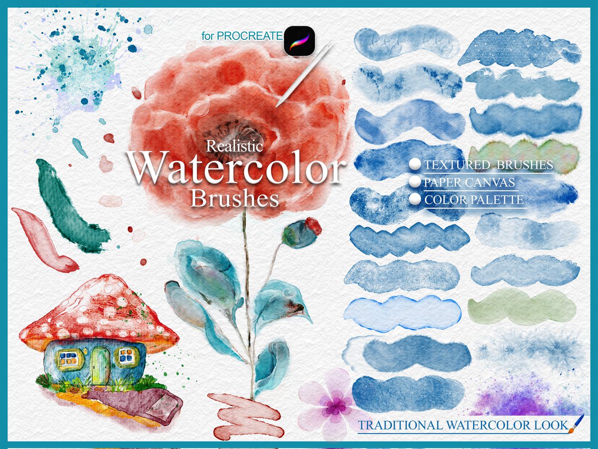 procreatebrushh's tweet photo. #Procreate watercolor brushset 50% off 💖          

SHOP: https://t.co/nfWus9JXaH 

Watercolor Brush set          

#프로크리에이트 #watercolor #イラスト #procreateart #digitalart #procreatebrushes https://t.co/uQrR1dNqGc