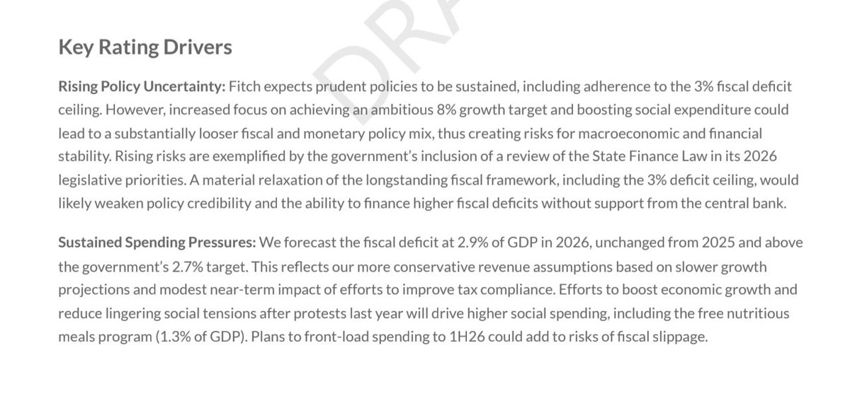 Sudah jelas sebenarnya Fitch dan Lembaga Rating lainnya itu sudah me-warning bahwa melewati defisit 3% itu jadi concern terbesar.. 🤯

Nah sekarang mau coba dilewatin defisitnya, ibarat trader geser geser stoploss 🤣

Dan konsekuensinya ini sangat besar!