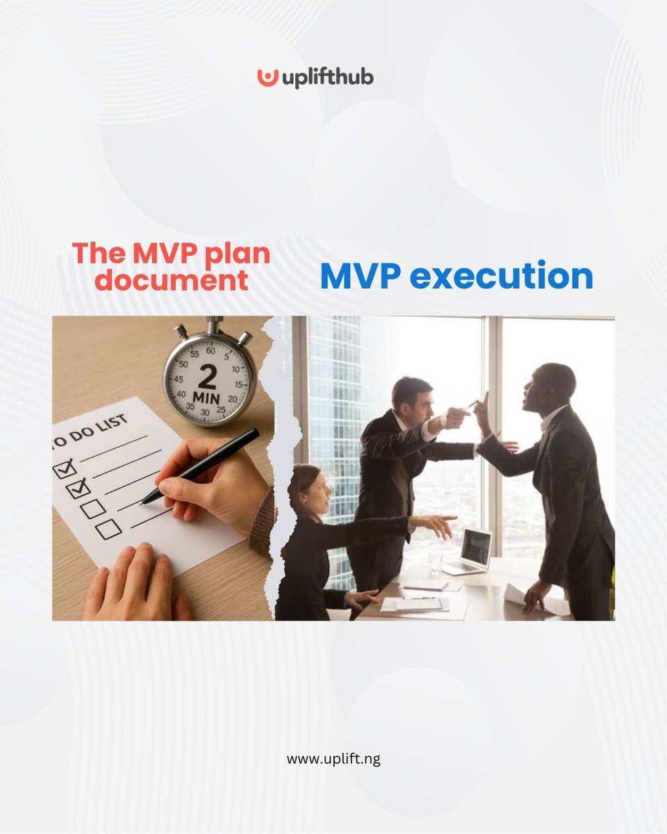 When you get what the picture means...
Laugh a little!

All MVP starts from simple documentation but, the execution sometimes leads to pointing of fingers and disagreements.

Tech is ???? Complete the sentence in the comment.

#Uplifthub #Tech #Meme