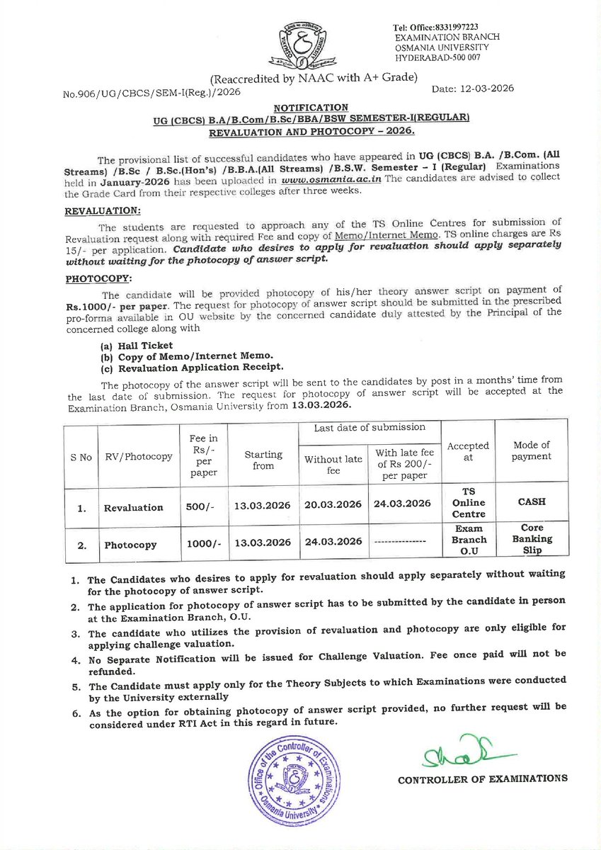 Osmania University tweet media