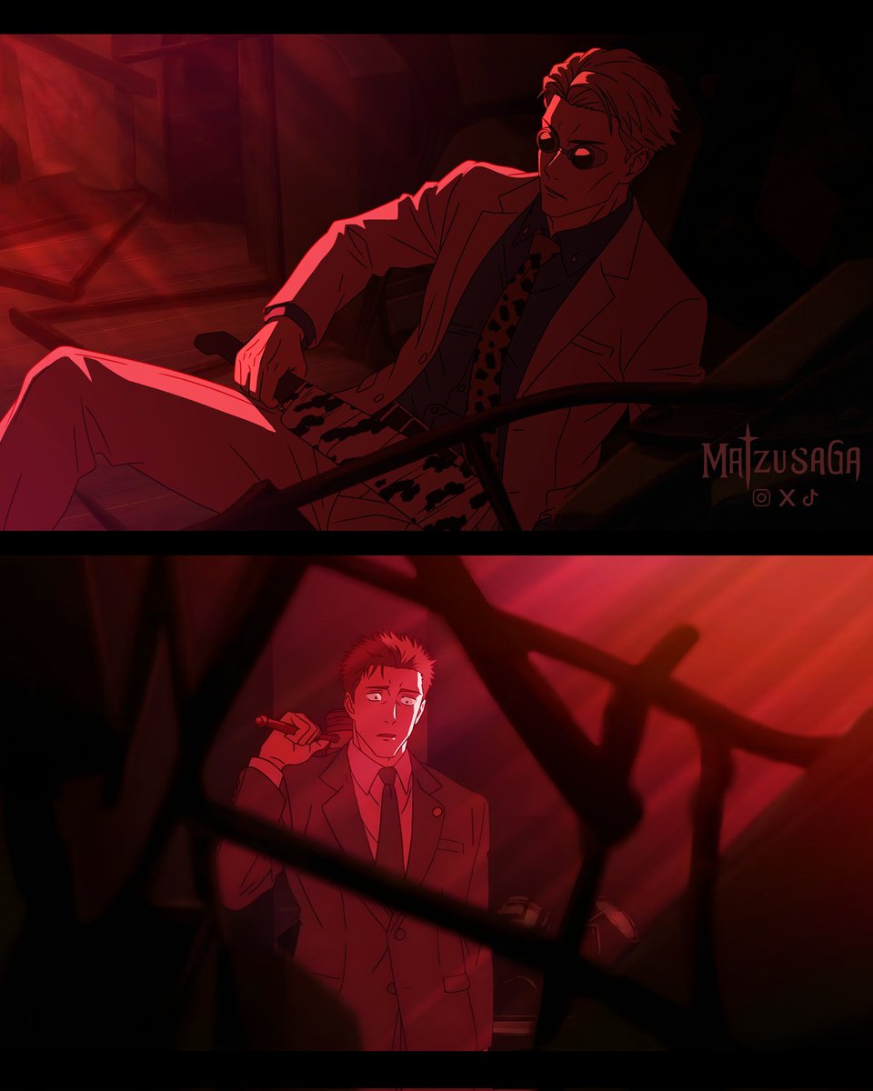 matzusaga's tweet photo. Higuruma vs Nanami
I would like this scene to happen
#JujutsuKaisen #jjk #呪術廻戦 https://t.co/kGBRu4mw1Y