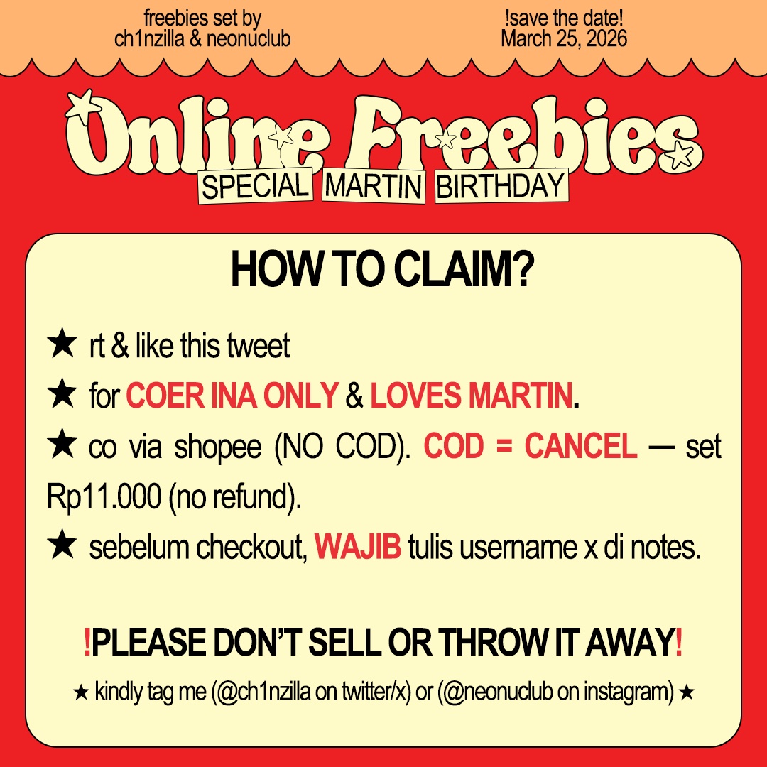 nan | freebies martin bday📌 tweet media