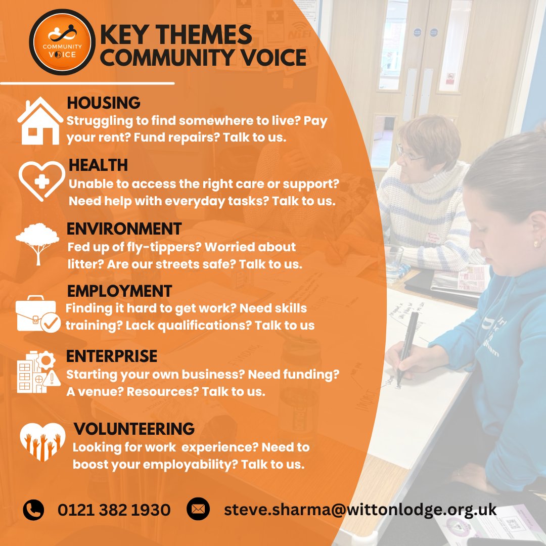wittonlodge's tweet photo. Ready to shape North Birmingham? 🚀 Join Community Voice Forum &amp; dive into powerhouse themes! From volunteering to enterprise, there is something for everyone! 🎉✨

Your voice matters – spots are waiting! 💥
📞 Steve: 0121 382 1930 | steve.sharma@wittonlodge.org.uk

#Community https://t.co/QxchK9XMRz