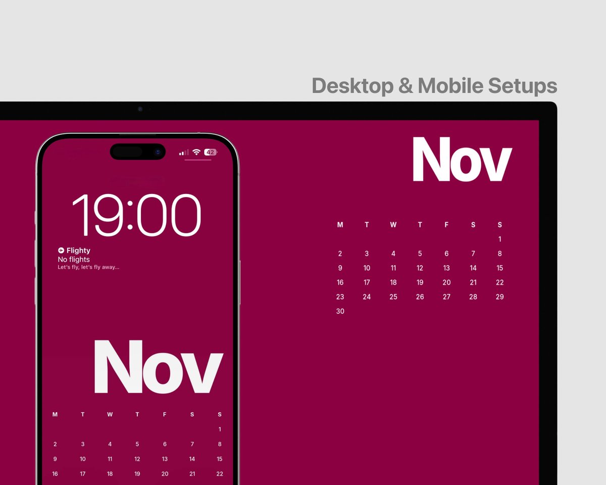 Product_ivity's tweet photo. 12 months. 12 bold colors. 6K resolution. One cohesive set.

Link to Calendar Wallpaper Pack in bio.

#wallpaper #wallpapers #minimal #design #iOS26 #liquidglass #apple #notion #iphone #android #mobile #desktop https://t.co/tBOOieWQuH