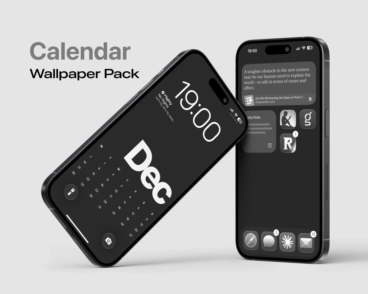 Product_ivity's tweet photo. 12 months. 12 bold colors. 6K resolution. One cohesive set.

Link to Calendar Wallpaper Pack in bio.

#wallpaper #wallpapers #minimal #design #iOS26 #liquidglass #apple #notion #iphone #android #mobile #desktop https://t.co/tBOOieWQuH