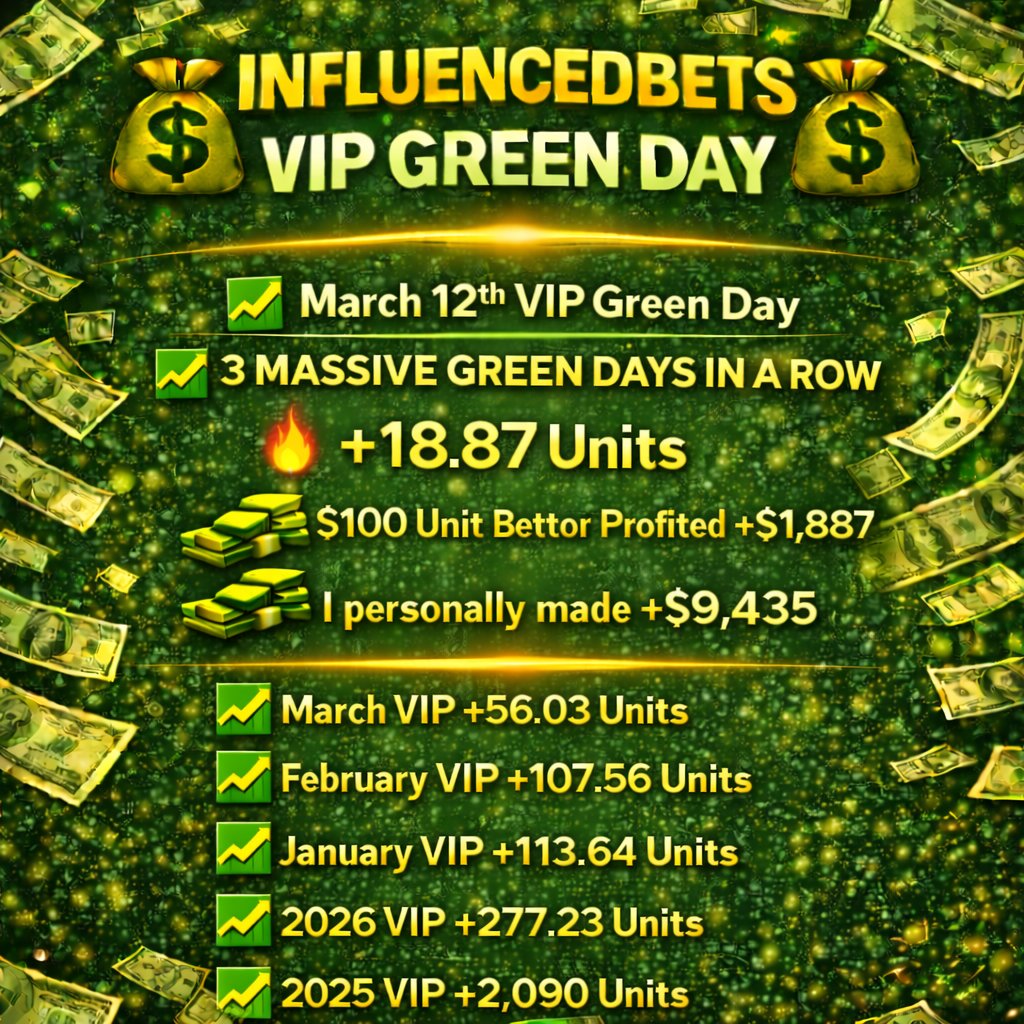 Influenced Bets tweet media