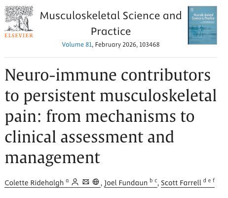 MSKPhysioJnl's tweet photo. 📕 #Neuroimmune Special Issue Series - 🟢 OPEN ACCESS - https://t.co/EES20xGbQR - Are we fully assessing nerve pathology when managing persistent musculoskeletal pain? #NerveAssessment #PersistentPain #NeuroRehab #ClinicalExamination https://t.co/bgNjJImWTy
