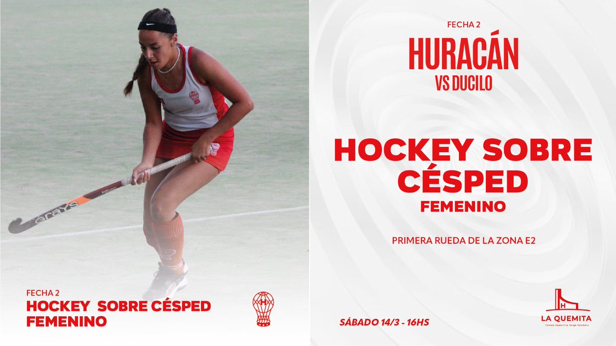 huracandeportes's tweet photo. #Huracán 🎈 #HockeySobreCésped
🏑 Este sábado 14/3, la Primera del Femenino del Globo se enfrentará a #Ducilo desde las 16:00 por la fecha 2 de la Primera Rueda de la Zona E2, en La Quemita https://t.co/OJmX7BVBw2