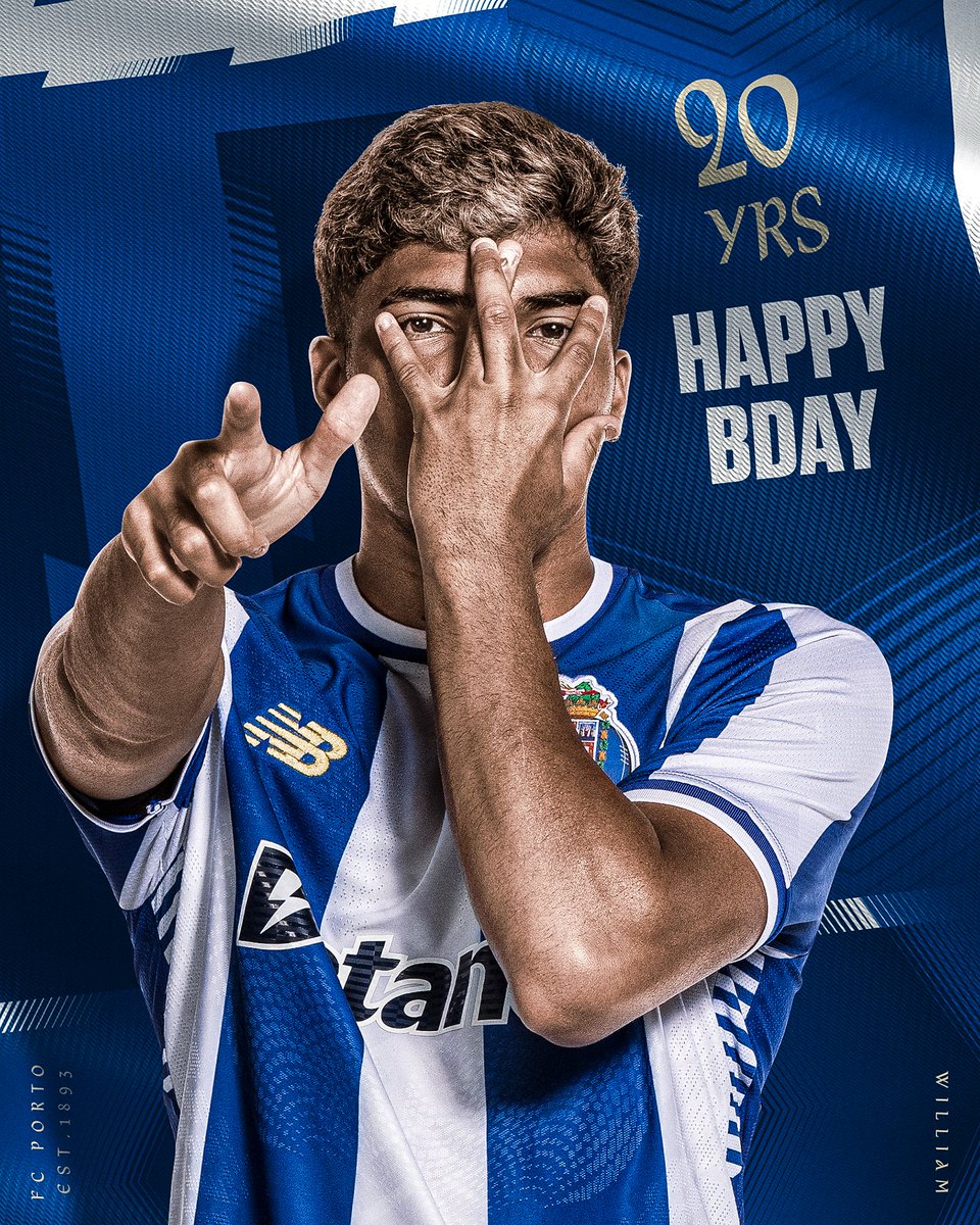 🎂 Parabéns, William Gomes!
Deixem as vossas mensagens de Feliz Aniversário 💙

#SeguimosJuntos