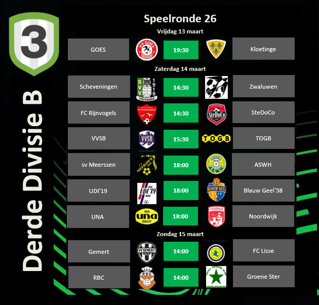 Derde Divisie tweet media