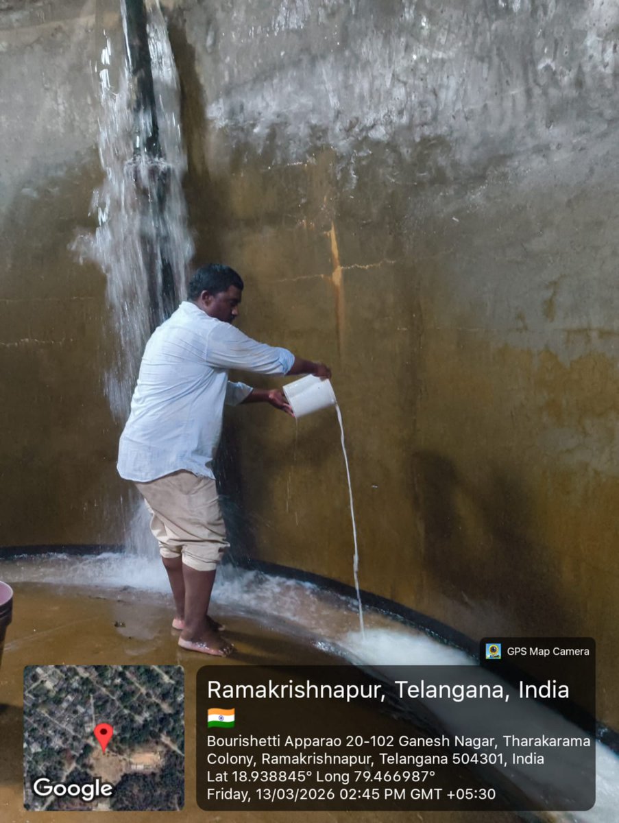 MCKyathanpally's tweet photo. As a part of Praja Palana - Pragathi Pranalika 99 days Action plan cleaning of OHTs in Kyathanpally Municipality.
@SwachhBharatGov @CKforCleanIndia @MoHUA_India @tksreedevi @cdmatelangana @TelanganaCMO @RoopaMishra77 https://t.co/lrTwEVFMJ6