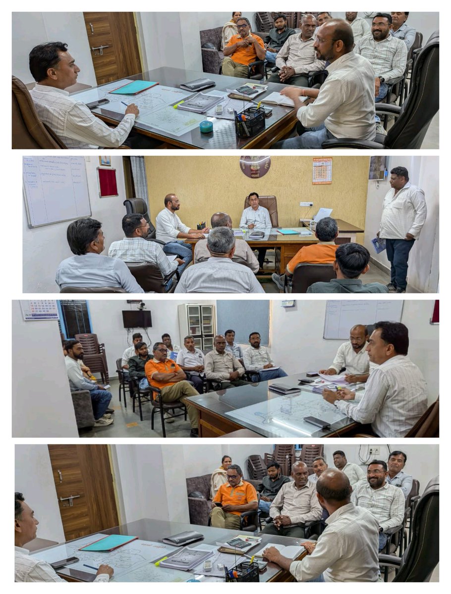 આજરોજ બપોરે 2-00 કલાકે તાલુકામાં આવેલ આઠ પેટ્રોલપમ્પ ના માલિક તથા દેવીકૃપા ગેસ એજન્સીના સંચાલક સાથે મિટિંગ રાખવામાં આવી. <a href="/CMOGuj/">CMO Gujarat</a> <a href="/CollectorSK/">Collector Sabarkantha</a> <a href="/PrantIdar/">Prant Officer & SDM, Idar</a> <a href="/DEOSabarkantha/">DEO Sabarkantha</a>