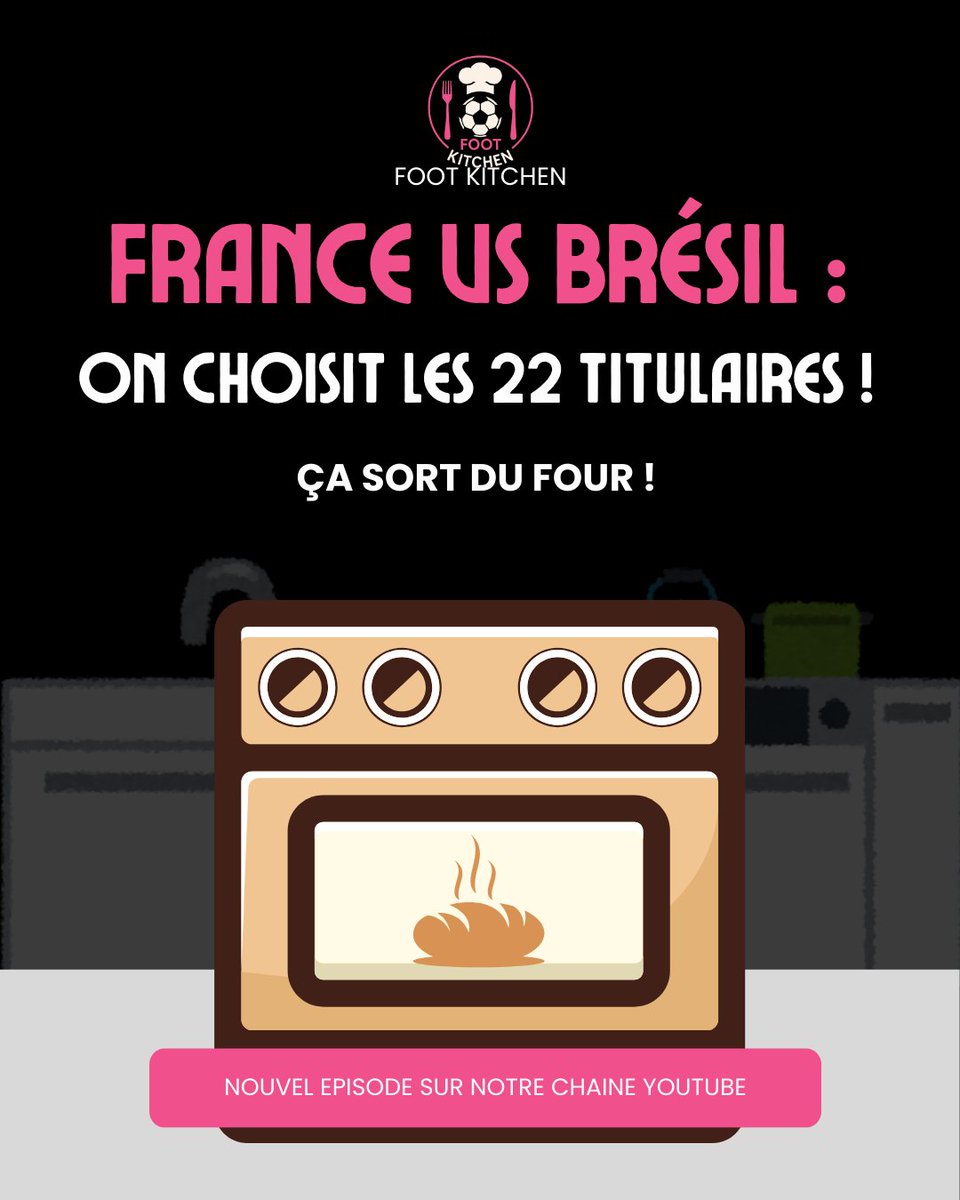 foot_kitchen's tweet photo. pour préparer la coupe du monde 2026 !
Et on a choisi les 22 titulaires qu'on rêverait de voir sur le terrain 👀

Découvrez tout ça dans notre nouvel épisode sur notre chaine Youtube !

https://t.co/8yYikFPcdm https://t.co/zLZBDgCDZ4