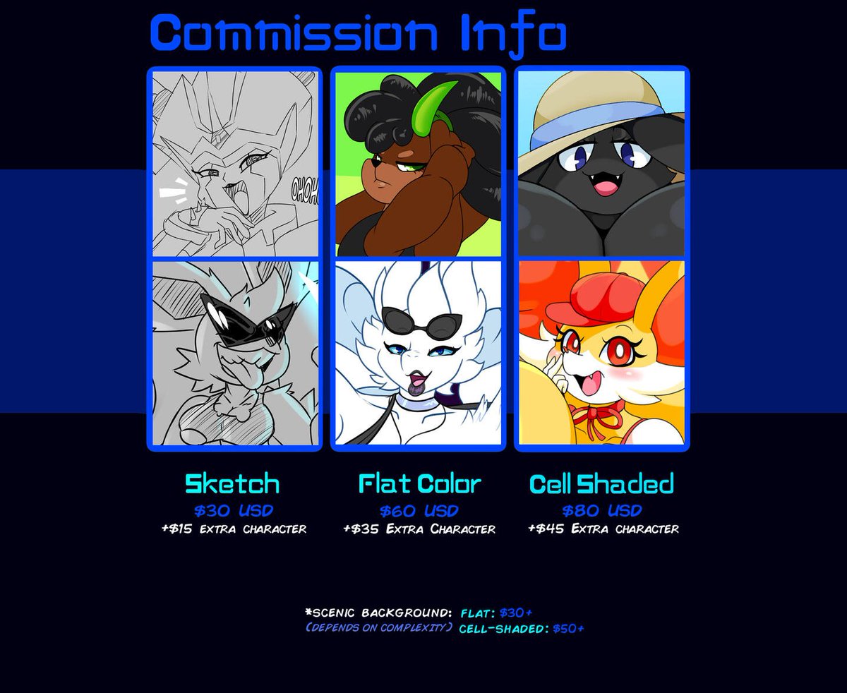 🚨Opening Commissions🚨
The slot max is 5. If you are interested you can submit an entry in the forms page--link is below⬇️⬇️ 
x.com/kirbot12/statu…
