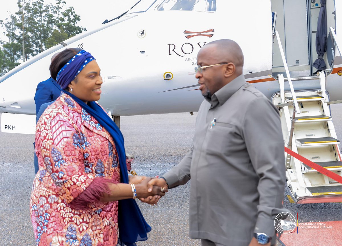 🇨🇩🇿🇲 À #Kolwezi ce 11 mars, nous avons accueilli le Vice-Premier ministre de l’Intérieur et de la Sécurité de la #RDC, Jacquemin #Shabani, ainsi que le ministre zambien de la Sécurité intérieure et de l’Immigration, Jack Mwiimbu, dans le cadre des travaux de la 9ᵉ Commission