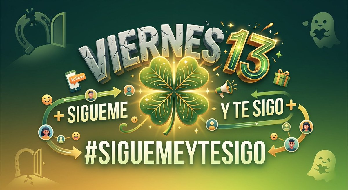 MisterBananasss's tweet photo. Dicen que el Viernes 13 pasan cosas raras... ¡Lo más raro sería que no nos sigamos hoy! 😂🔮
Cambiemos el destino:
1️⃣ Sígueme.
2️⃣ Da RT.
3️⃣ Mira quién comentó abajo y dale "Follow".
¡Cumplo con el #SiguemeYTeSigo al 100%! 🔄🔥 #Viernes13 #Interactuar https://t.co/S29lDkbOyZ