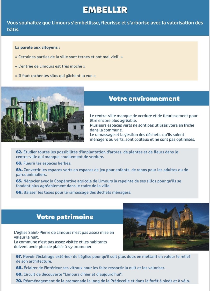 Zpourcitoyens's tweet photo. 🗳️2️⃣0️⃣2️⃣6️⃣🗳️
Chères Limouriennes, Chers Limouriens,
Votre programme réalisé avec vous / 0% idéologique / 100% pragmatique local :
https://t.co/tyr0AlWJRk
Extrait du thème "Embellir" ⏬
#Limours
#municipales2026 https://t.co/DH1kh9gpJL