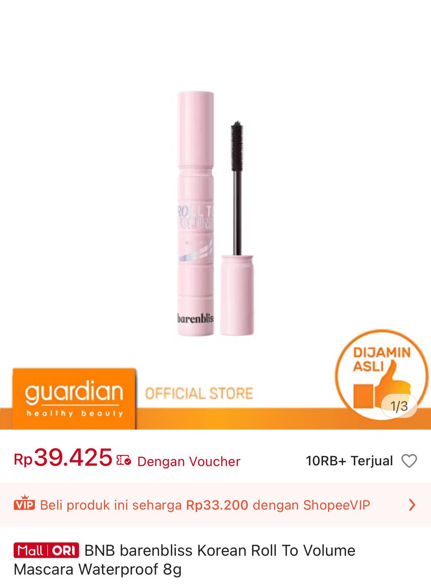 byliyaau's tweet photo. Masih diskon nih guardian lumayan bangetttt sumpah

Maskara barenbliss cuma 39ribu yuhuu~
https://t.co/m7uKNS8AVU https://t.co/AfalTH3qh2