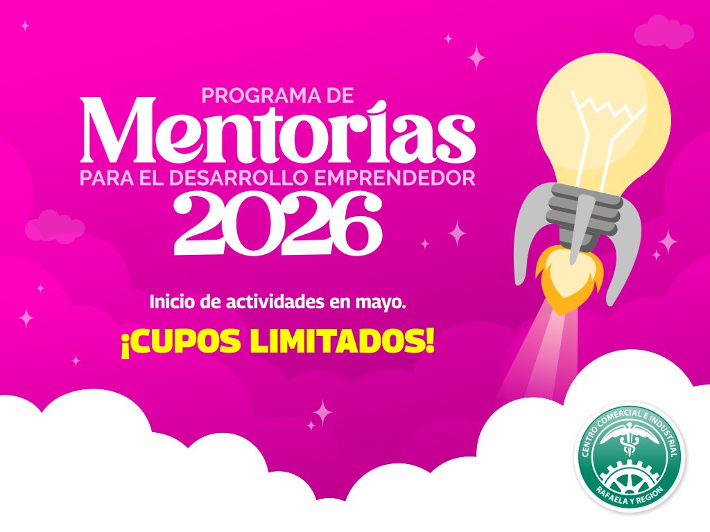 #Institucionales Programa de Mentorías para el Desarrollo Emprendedor 2026 👉 ccirr.org.ar/novedades/3006…