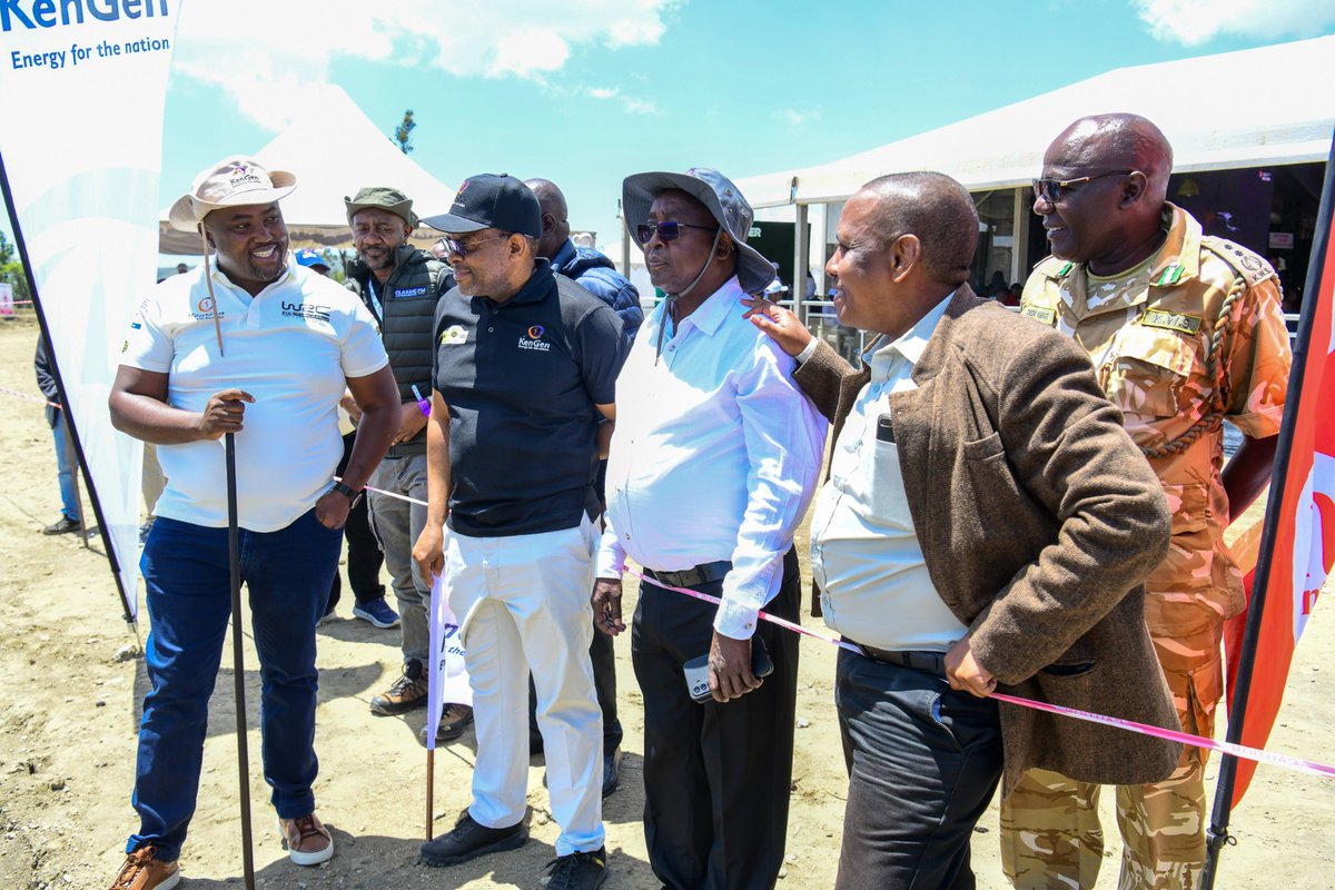 KenGenKenya's tweet photo. Principal Secretary, @AlexKWachira, came and brought all the energy to the #KenGenGeothermalStage at the #WRC2026. For all he and his team do at the KAWI Hq, @KenGenKenya today serves you over 90% of green energy, powering Kenya's new-age growth. #KenGenWRC #GreenEnergyKE ^EM https://t.co/4xoQumVVlM