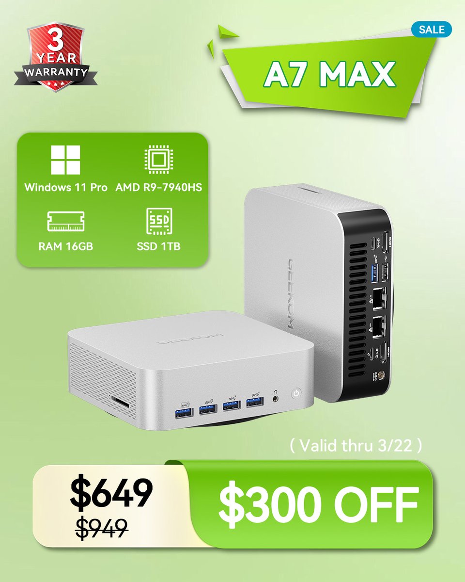 GEEKOM PC tweet media