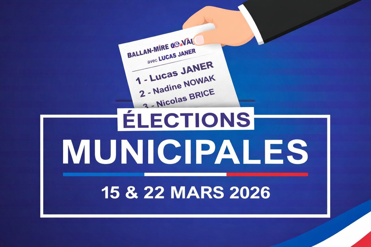 ablanc4's tweet photo. 🗳️ Dimanche, je vote pour la liste Ballan-Miré Ville d’Avenir avec Lucas JANER.

Une équipe engagée, une vision pour notre commune, une alternative pour l’avenir de Ballan-Miré.

#BallanMiré #Municipales2026 https://t.co/HcOBN0tyPk
