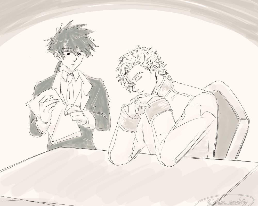 ヒュヴェル らくがき 百年後に清書します、
子爵の声聴きながらうとうとする殿下、です
ひーりんぐ子爵ボイス