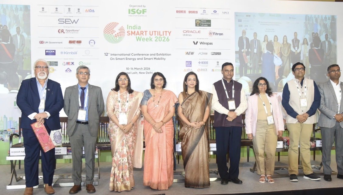 narnix's tweet photo. India Smart Utility Week (ISUW) 2026… Four Days of interactive deliberations on diverse topics… happy to be invited to share my perspective on topics from Standards &amp; Regulations in EV &amp; DER , AI &amp; Cybersecurity in Smart Grid, Smart Inverters, to AI &amp; Cyber Security Interplay https://t.co/LRn1LJrzzN