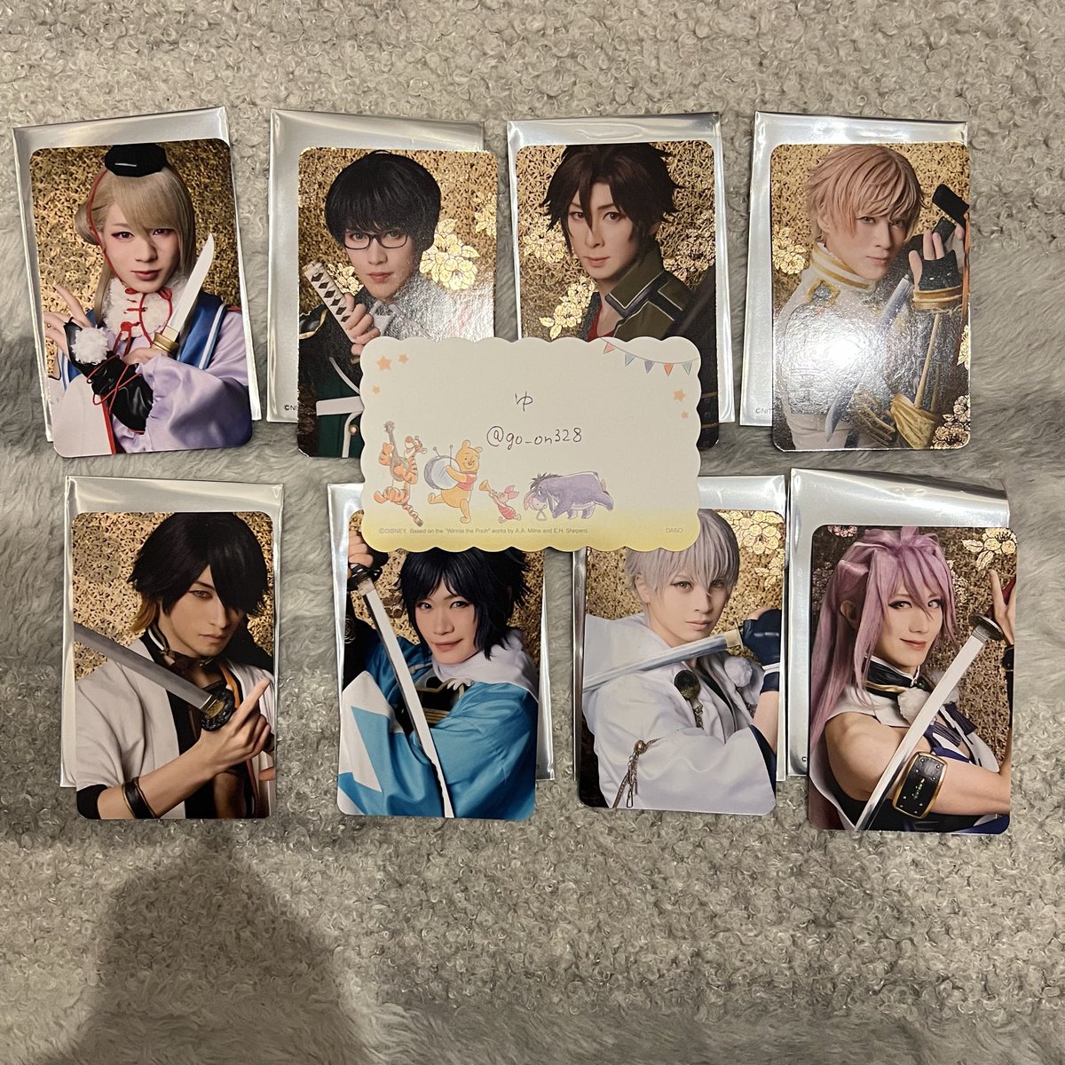 go_on328's tweet photo. 刀ミュ 十周年記念 乱舞博覧会 ふぉとカード

譲:
画像参照

求:
堀川 or 定価

郵送希望
DMまでよろしくお願いします。 https://t.co/aRgcMByLd2