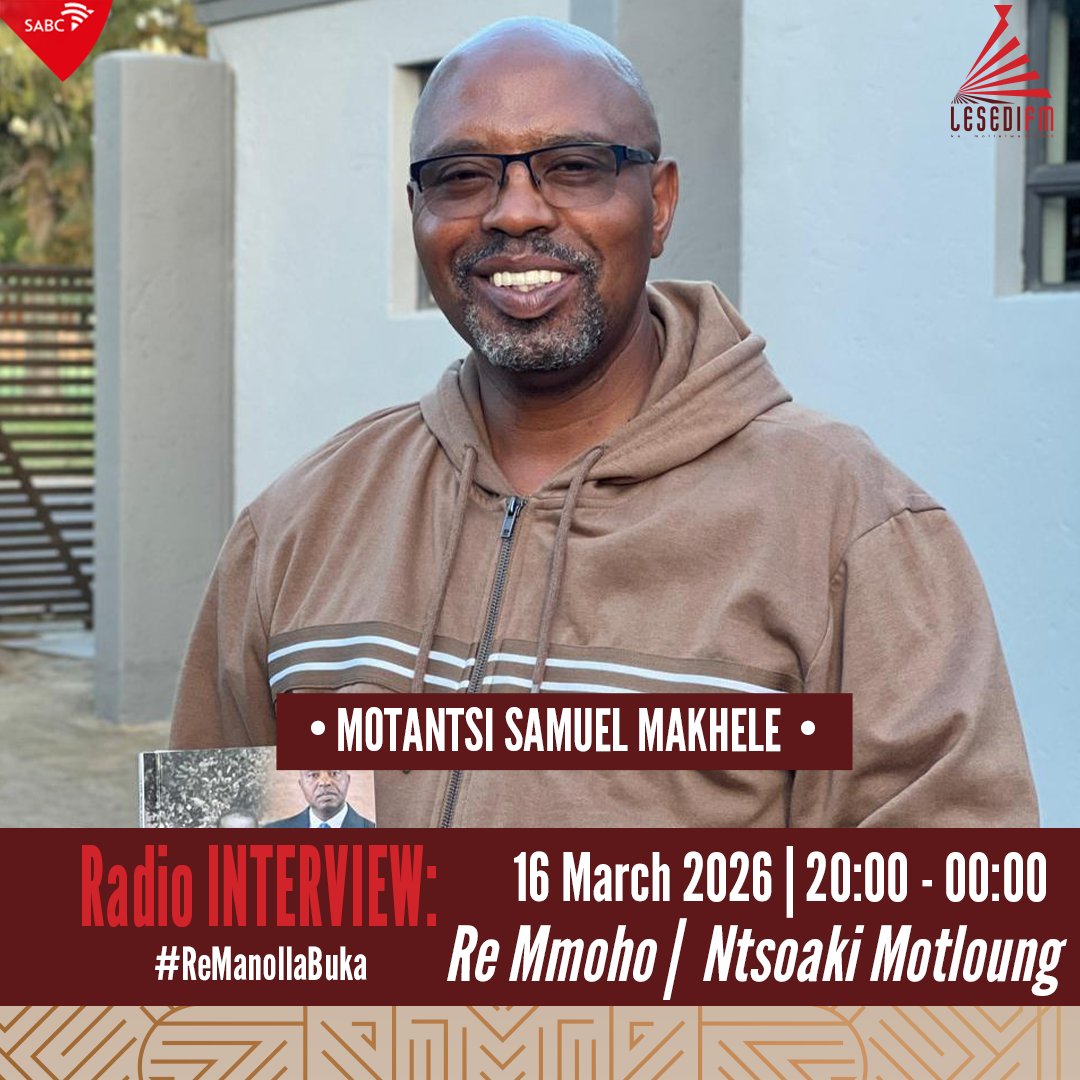 LesediFM's tweet photo. #ReMmoho le Ntsoaki Motloung
π€Re bua le Motantsi Samuel Makhele ho #ReManollaBuka
#LesediFM
π: 086 000 3084
π²: 083 284 0008
π: https://t.co/SdWJ7CZQ7i https://t.co/VzivTne4PJ